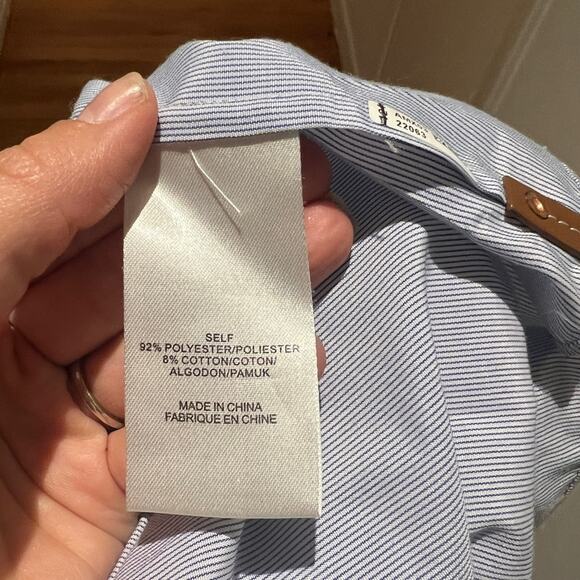 Tibi Light Blue Pleated Blouse - Picture 10 of 12